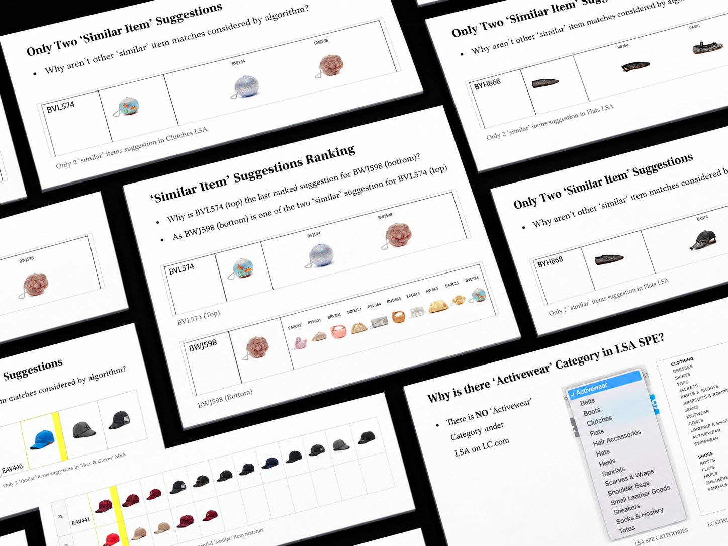 Lane Crawford project: AI recommendation evaluation